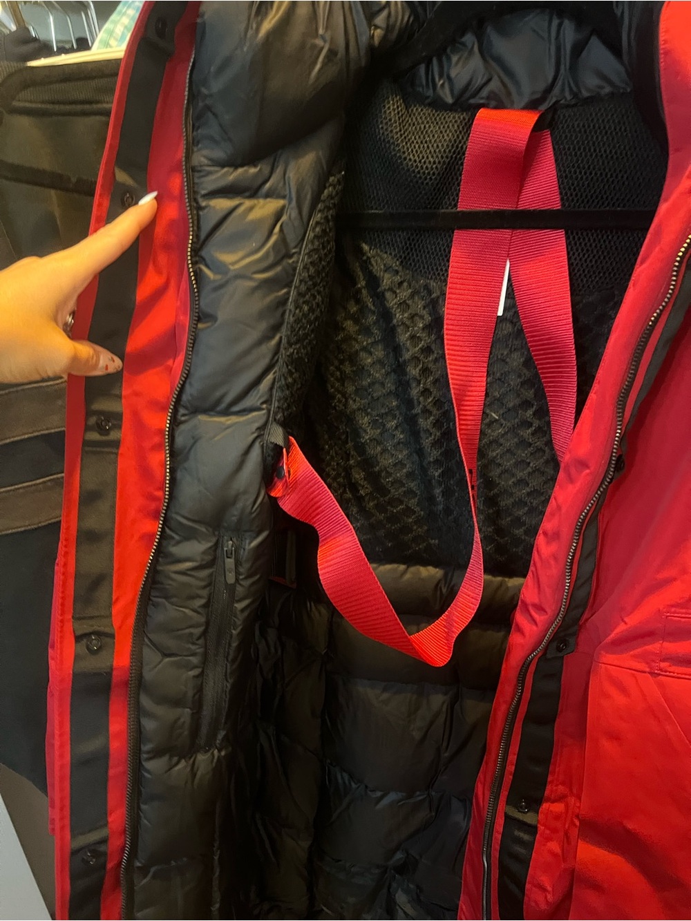 SALE 🔥NWT lululemon WINTER WARRIOR Red Women's Insulated Puffer Parka - Picture 5 of 12